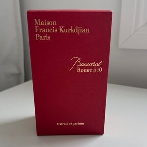 Maison Francis Kurkdjian Baccarat Rouge 540 Red and Gold Gift Box